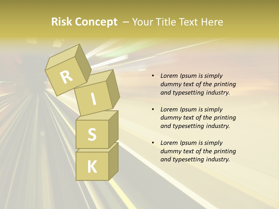 Curve Train Vortex PowerPoint Template