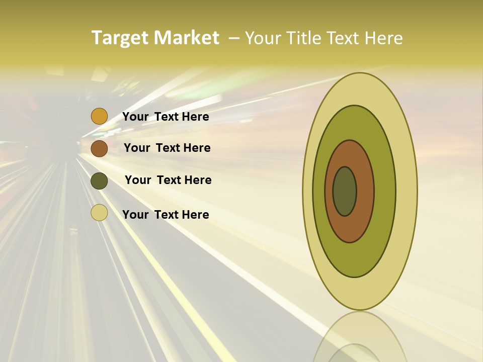 Curve Train Vortex PowerPoint Template