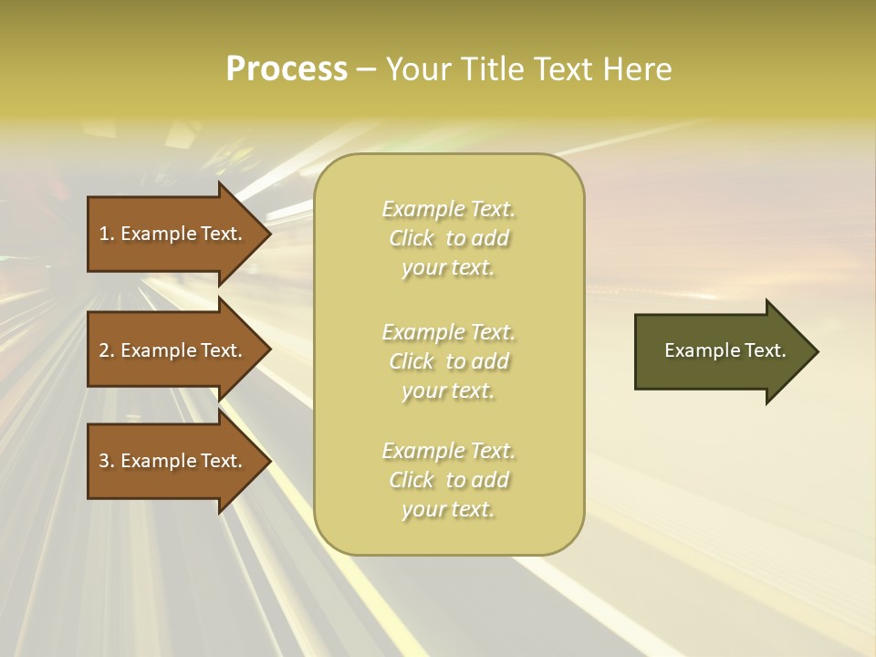 Curve Train Vortex PowerPoint Template