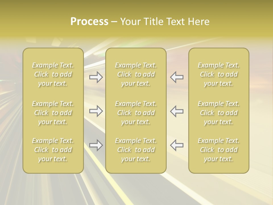 Curve Train Vortex PowerPoint Template