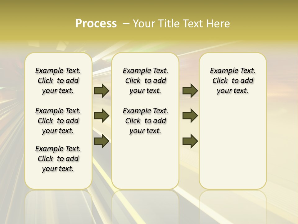 Curve Train Vortex PowerPoint Template