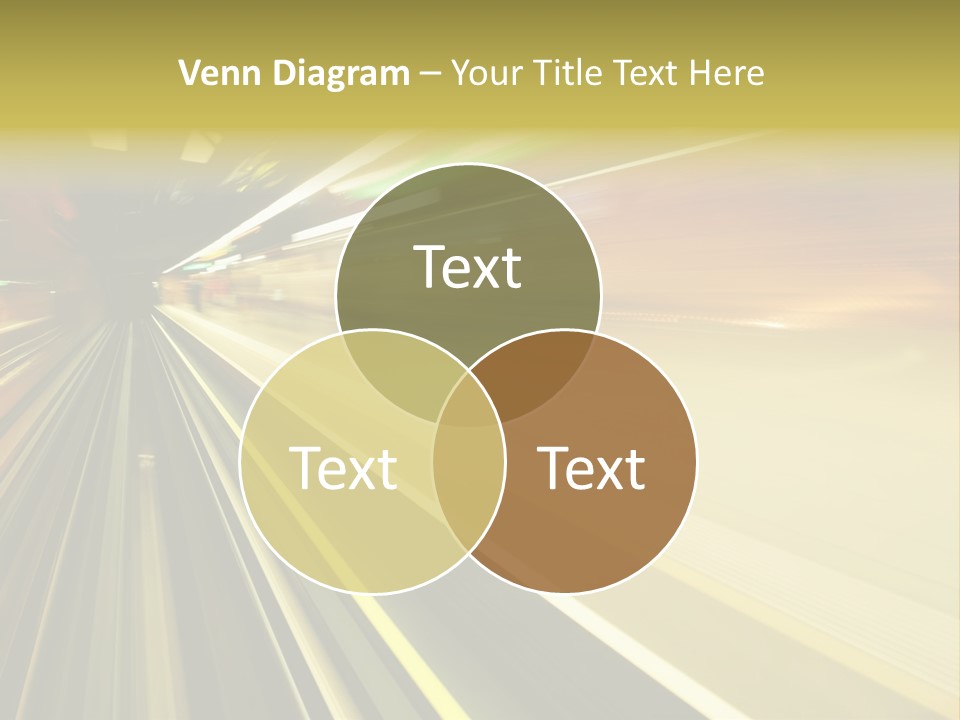 Curve Train Vortex PowerPoint Template