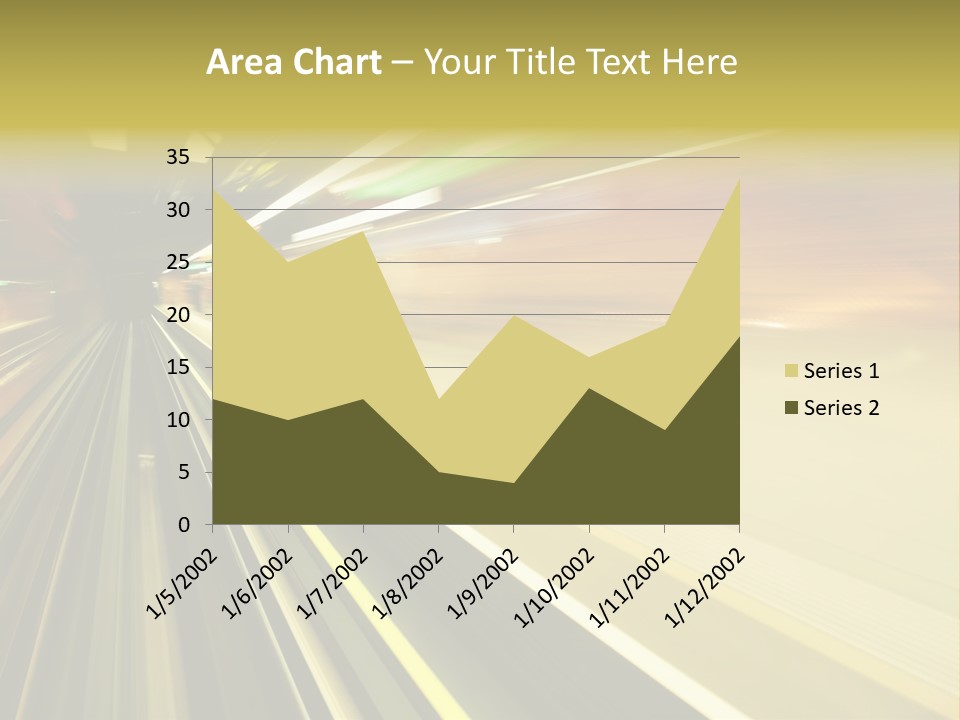 Curve Train Vortex PowerPoint Template