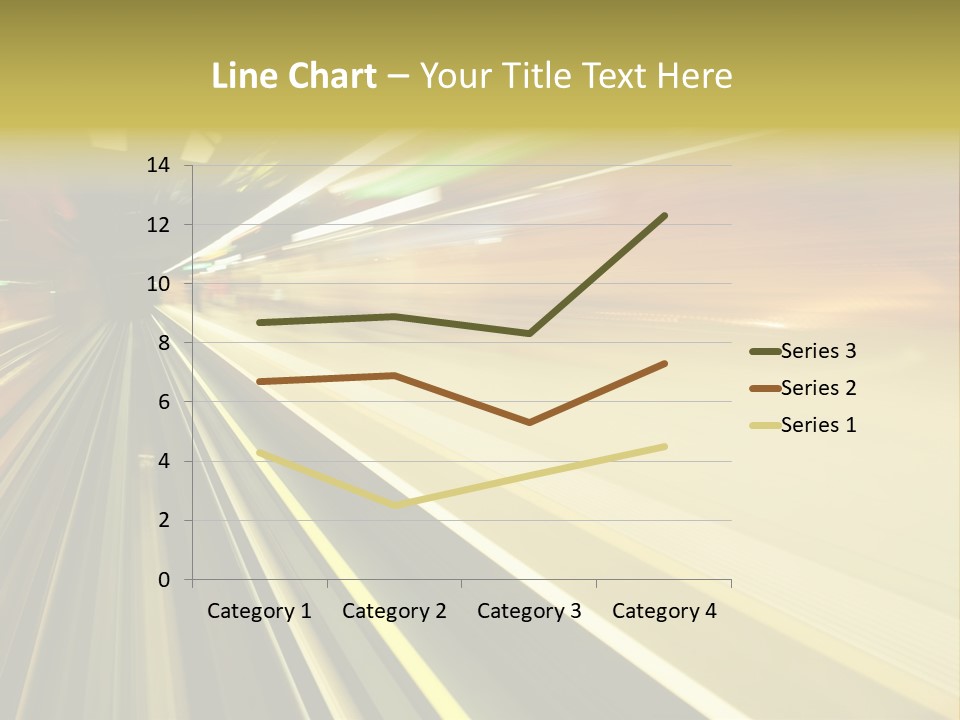 Curve Train Vortex PowerPoint Template