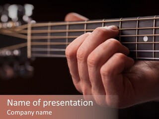 Concert Fingers Music PowerPoint Template