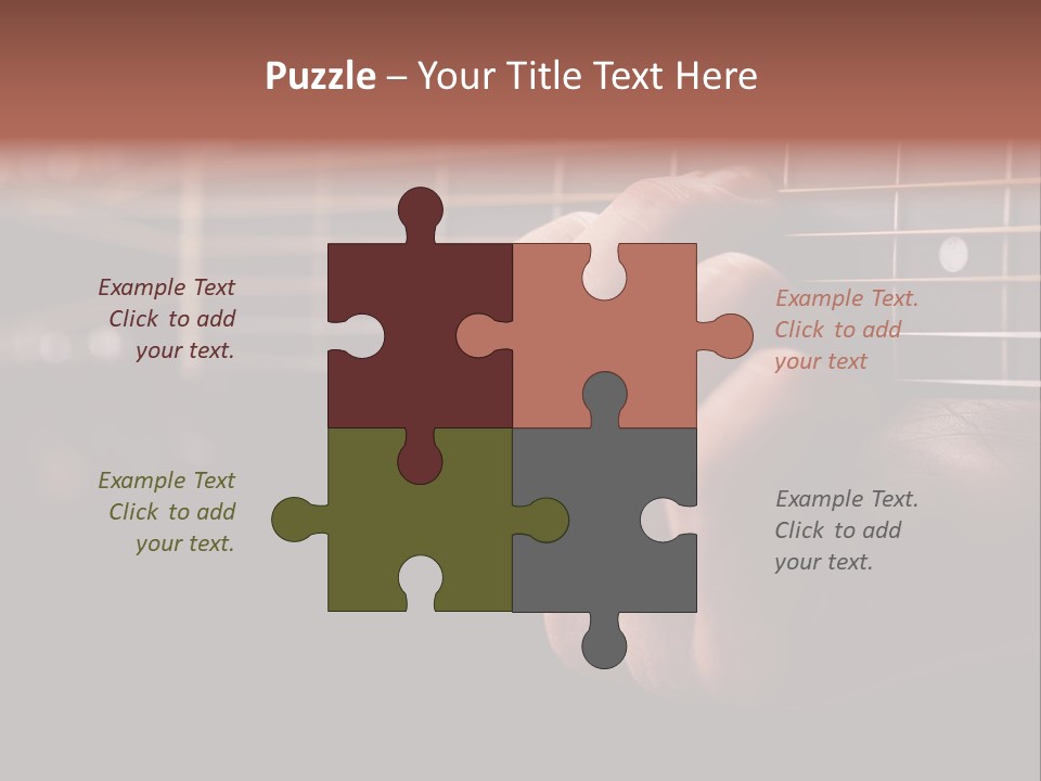 Concert Fingers Music PowerPoint Template