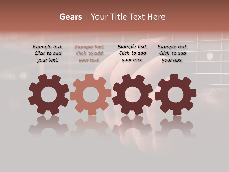 Concert Fingers Music PowerPoint Template