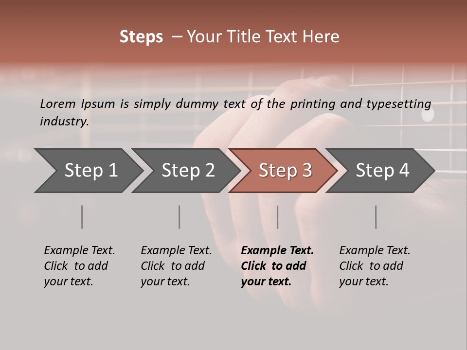 Concert Fingers Music PowerPoint Template
