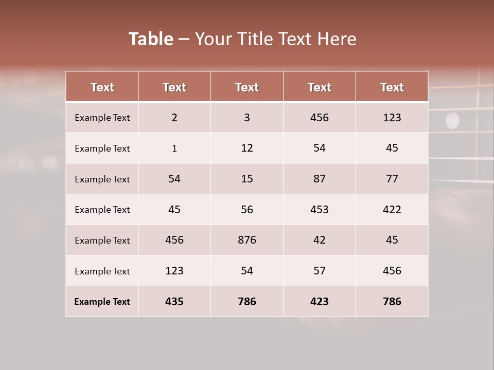 Concert Fingers Music PowerPoint Template