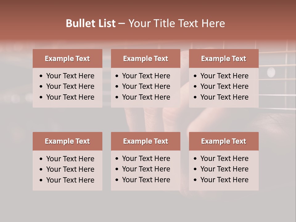 Concert Fingers Music PowerPoint Template