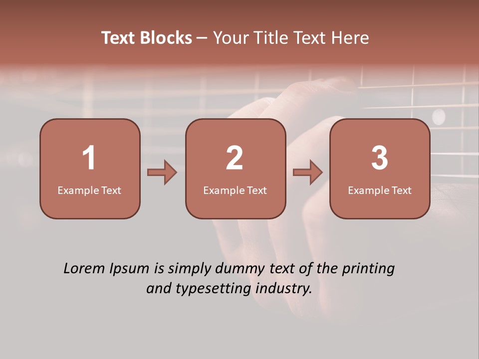 Concert Fingers Music PowerPoint Template