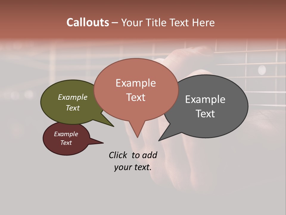 Concert Fingers Music PowerPoint Template
