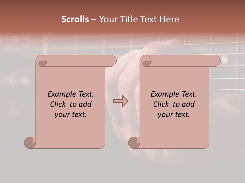 Concert Fingers Music PowerPoint Template