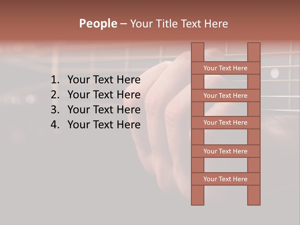 Concert Fingers Music PowerPoint Template