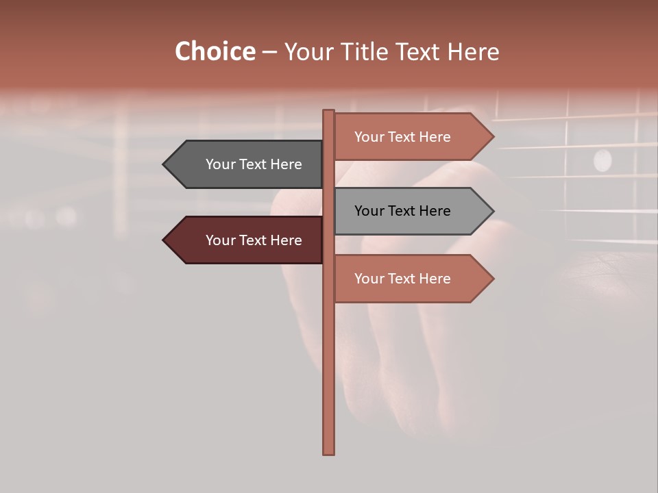 Concert Fingers Music PowerPoint Template