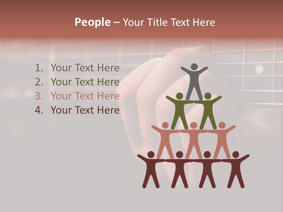 Concert Fingers Music PowerPoint Template