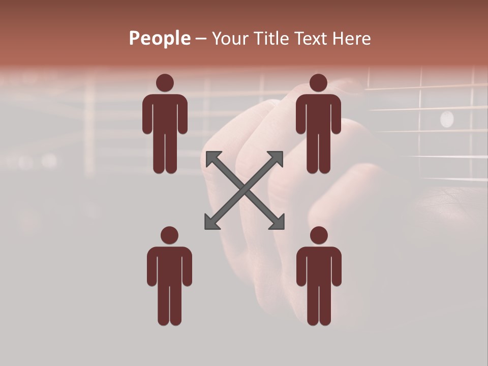 Concert Fingers Music PowerPoint Template