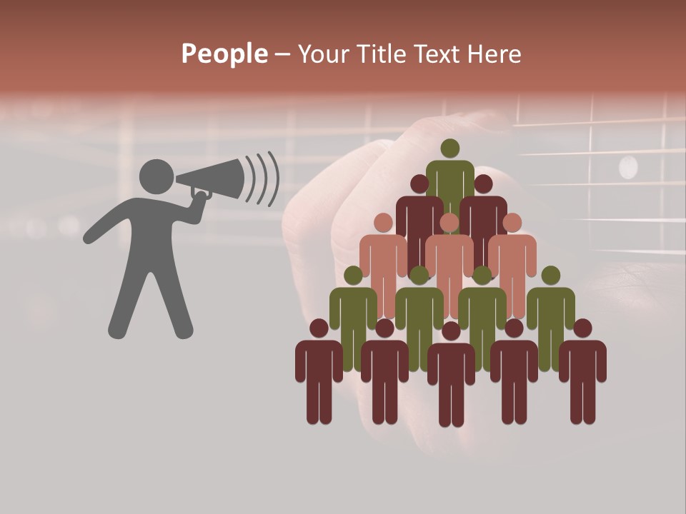 Concert Fingers Music PowerPoint Template