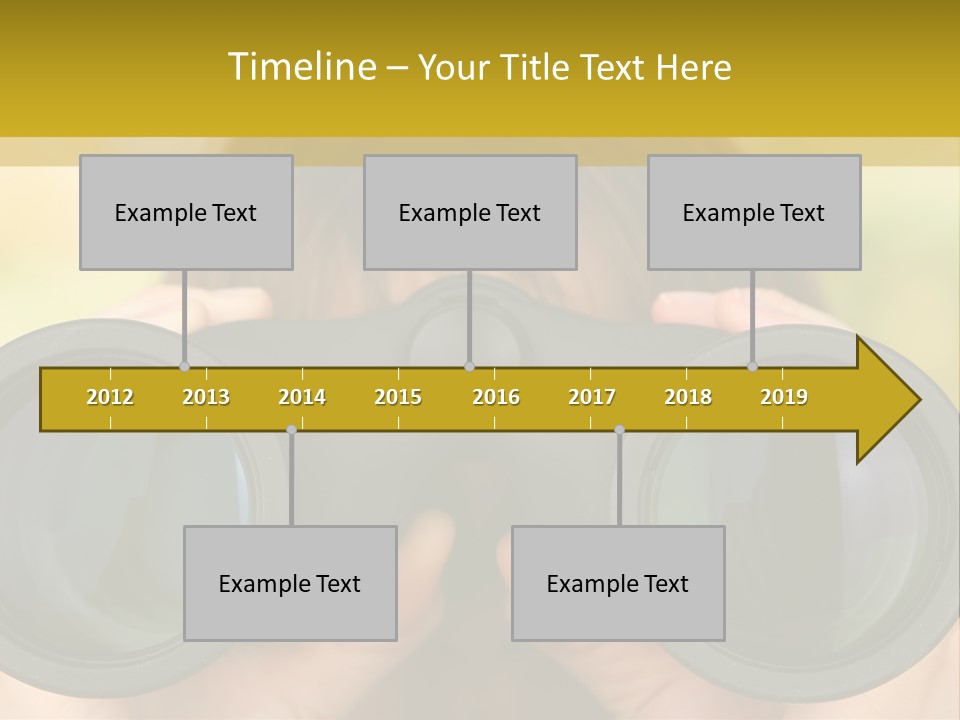 Surveillance Spectator Girl PowerPoint Template