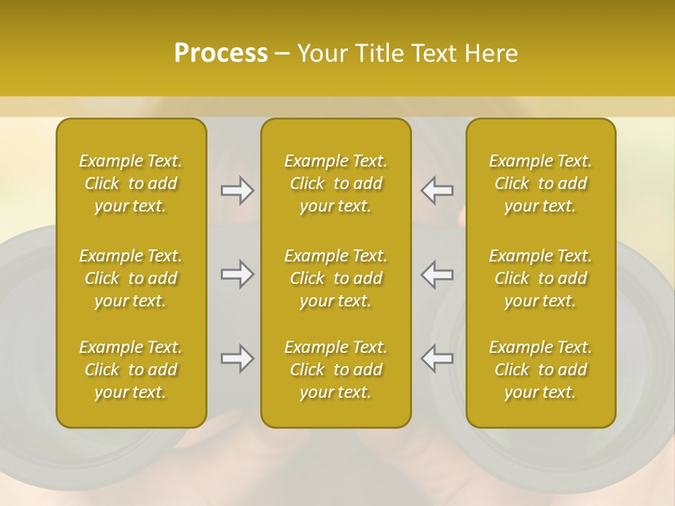 Surveillance Spectator Girl PowerPoint Template