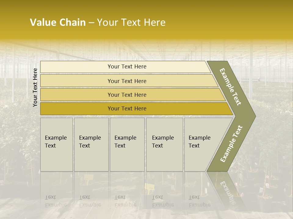 Pot Greenhouse Sepals PowerPoint Template
