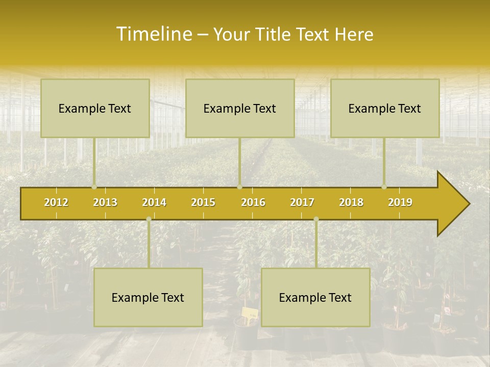 Pot Greenhouse Sepals PowerPoint Template