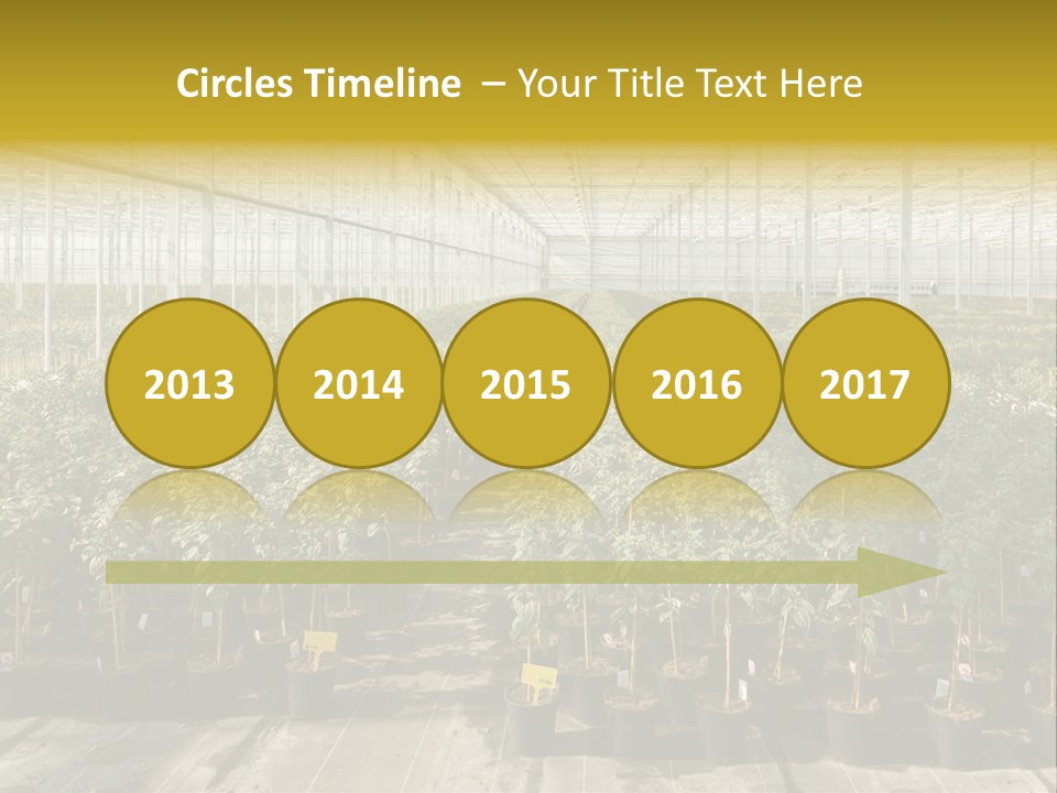 Pot Greenhouse Sepals PowerPoint Template