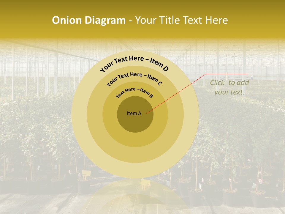 Pot Greenhouse Sepals PowerPoint Template