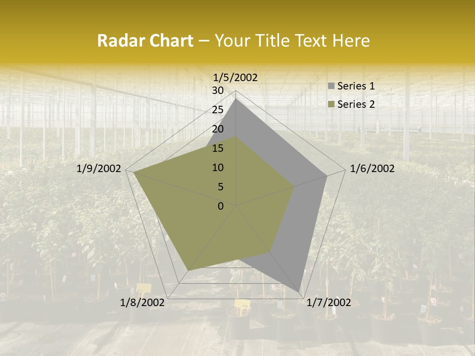 Pot Greenhouse Sepals PowerPoint Template