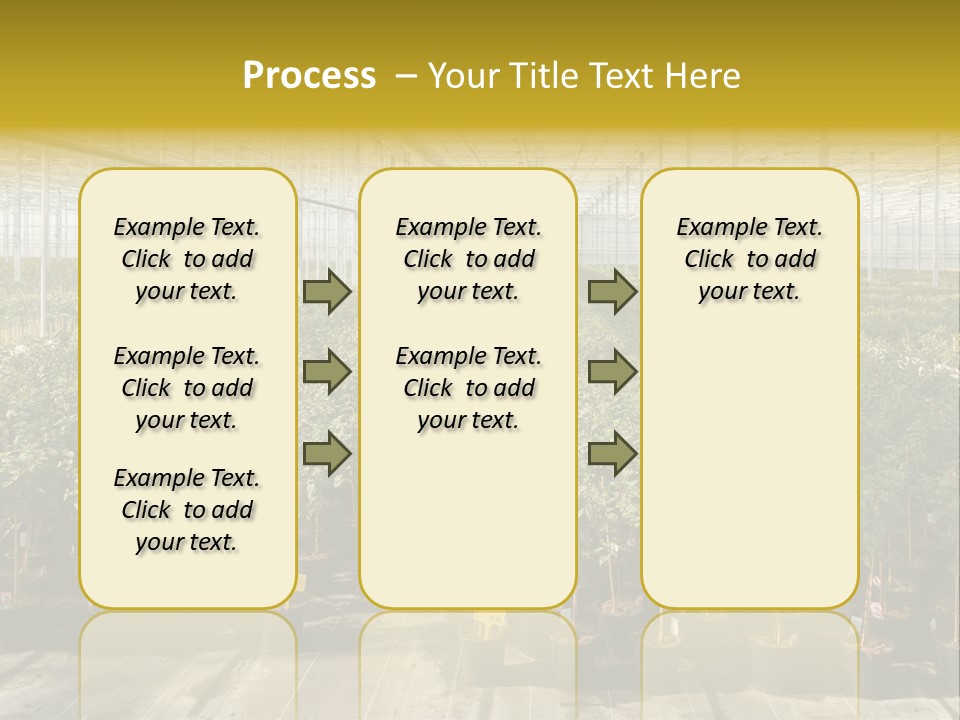 Pot Greenhouse Sepals PowerPoint Template