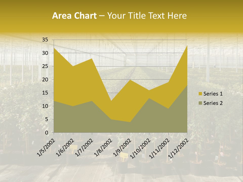 Pot Greenhouse Sepals PowerPoint Template