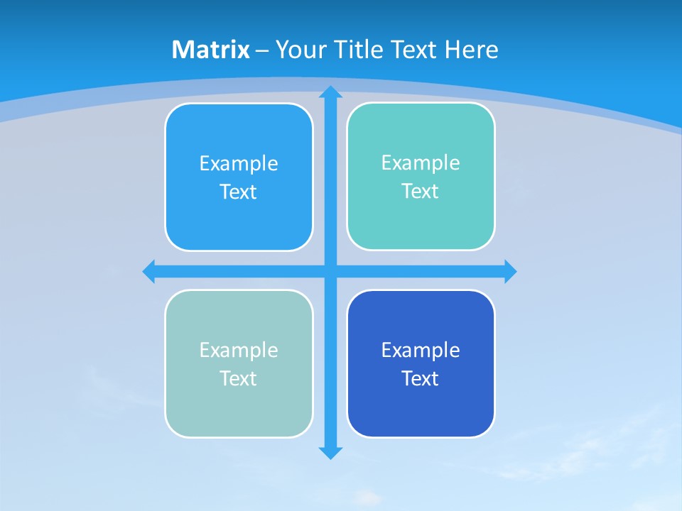 Cloudiness Azure Nimbi PowerPoint Template