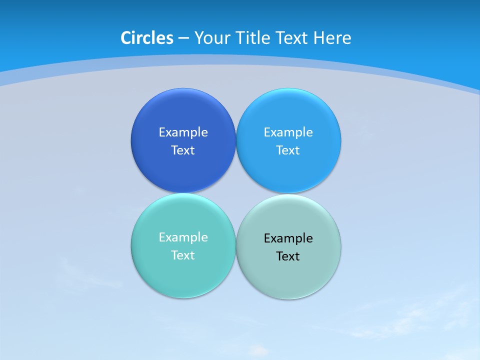 Cloudiness Azure Nimbi PowerPoint Template