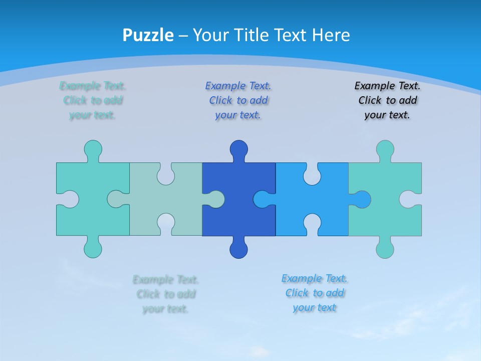 Cloudiness Azure Nimbi PowerPoint Template