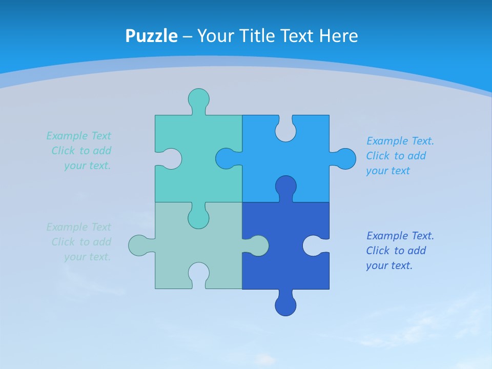 Cloudiness Azure Nimbi PowerPoint Template