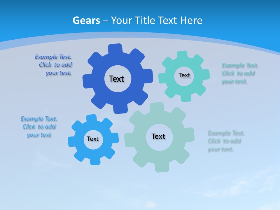Cloudiness Azure Nimbi PowerPoint Template