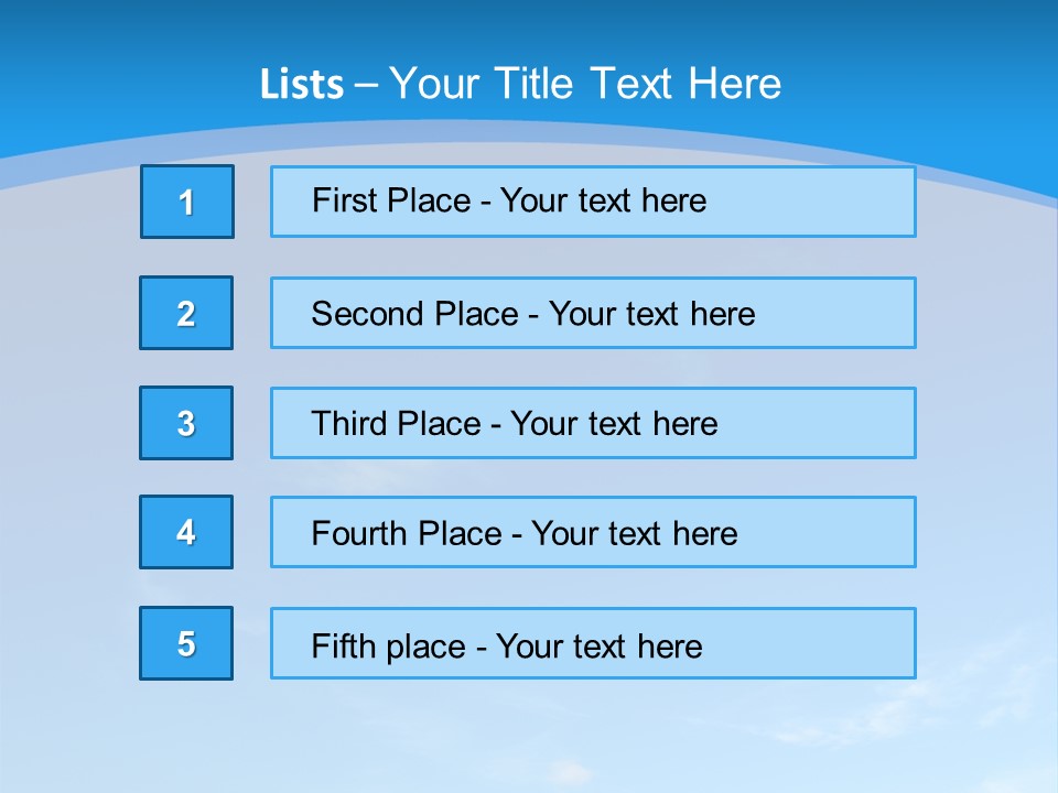 Cloudiness Azure Nimbi PowerPoint Template