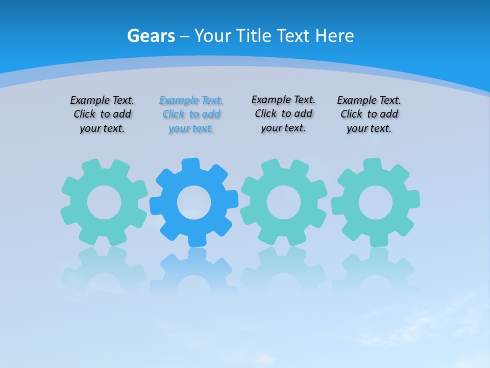 Cloudiness Azure Nimbi PowerPoint Template