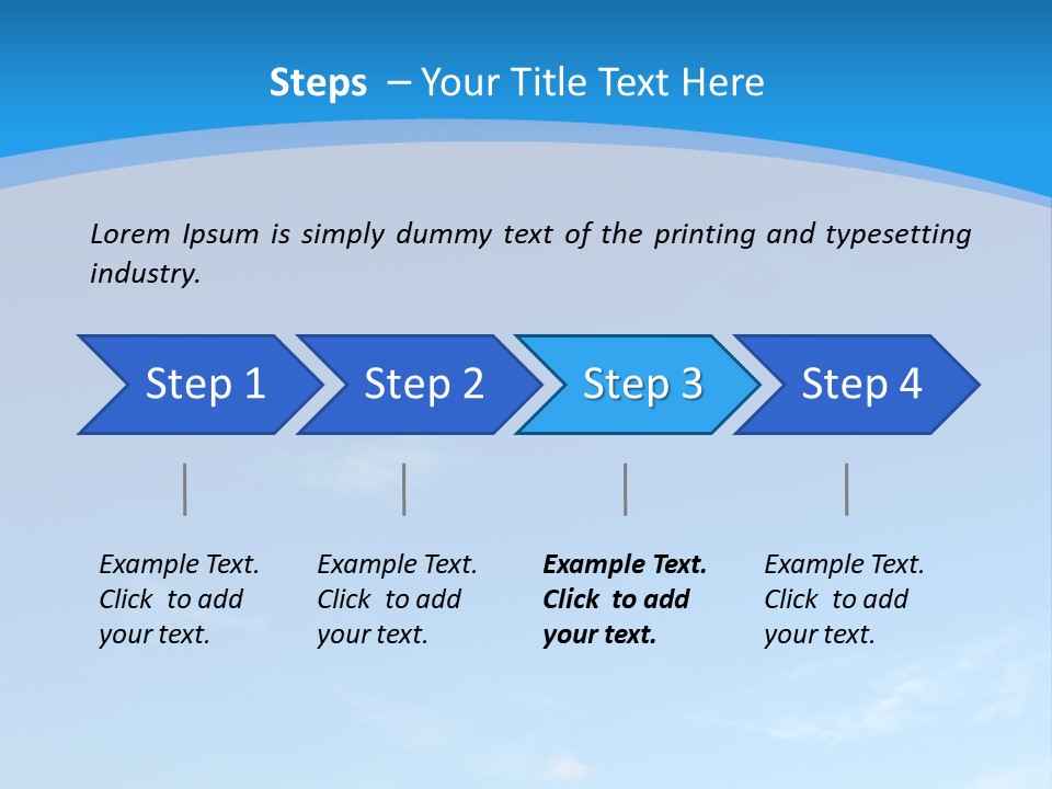 Cloudiness Azure Nimbi PowerPoint Template