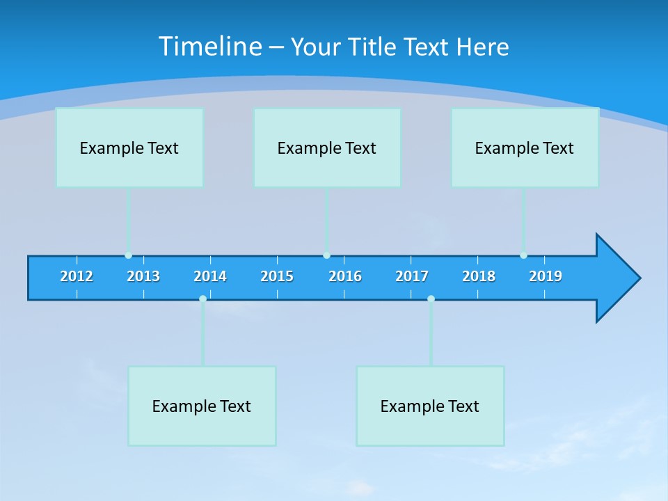 Cloudiness Azure Nimbi PowerPoint Template