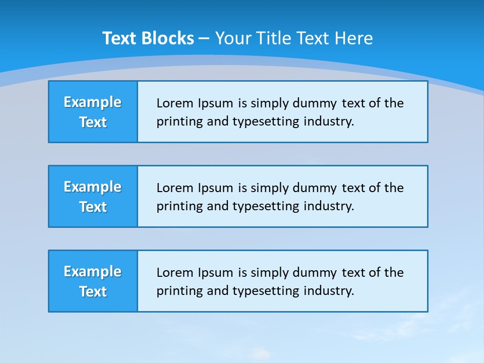 Cloudiness Azure Nimbi PowerPoint Template