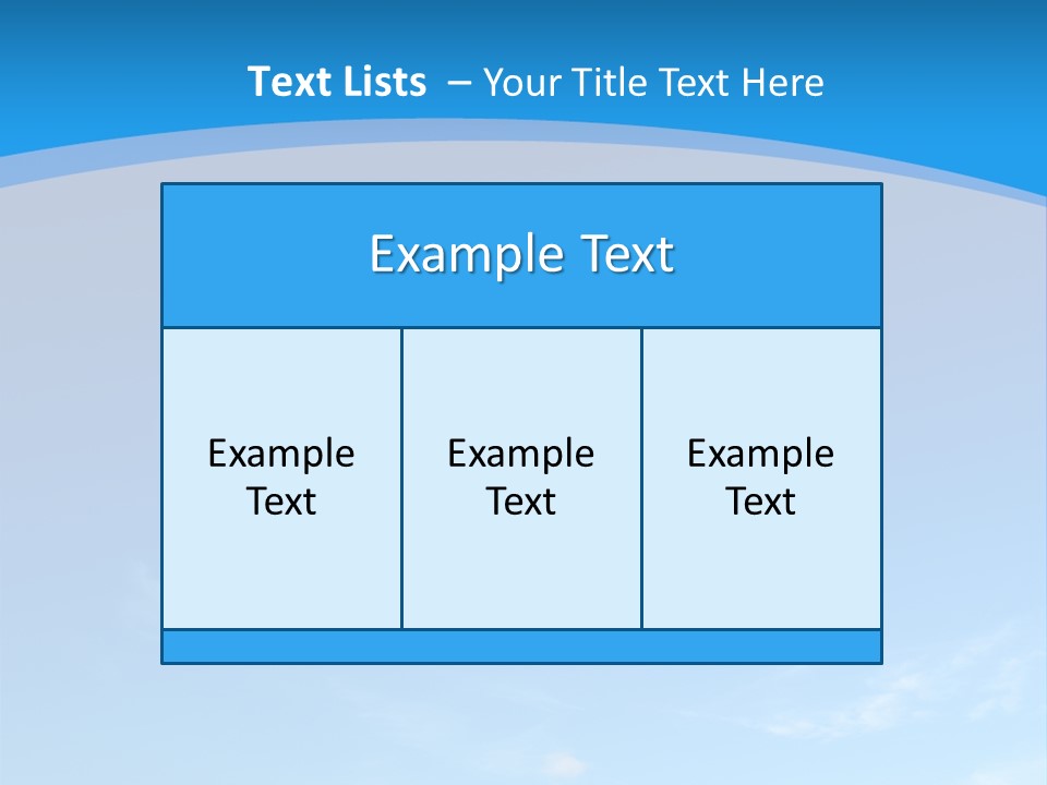 Cloudiness Azure Nimbi PowerPoint Template