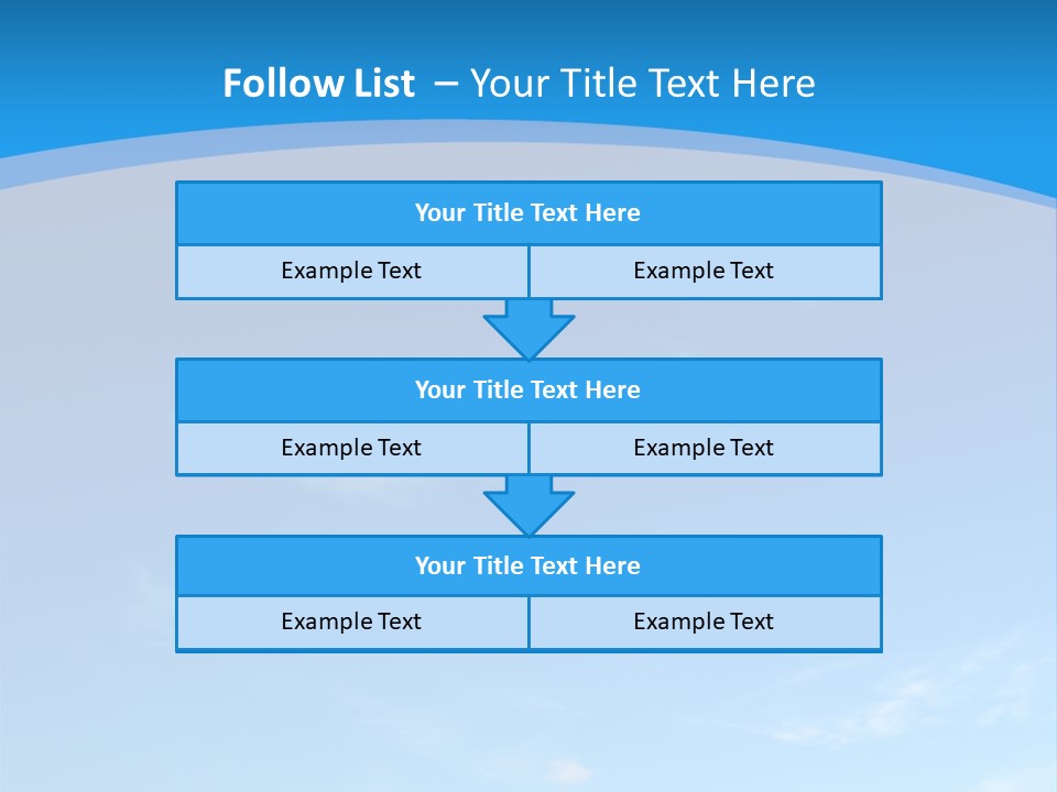 Cloudiness Azure Nimbi PowerPoint Template