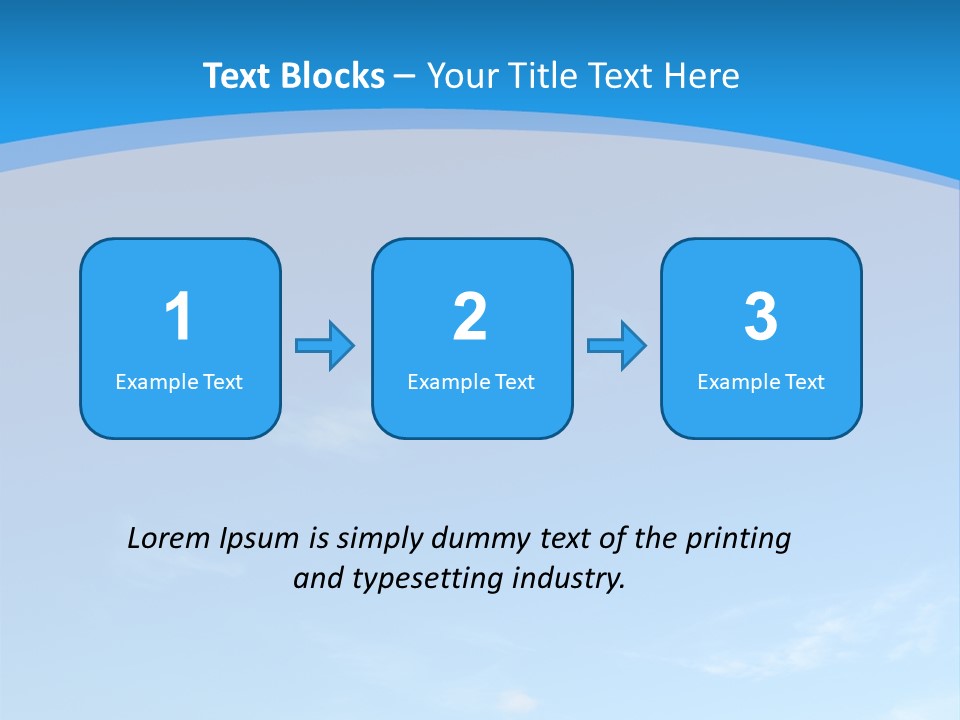 Cloudiness Azure Nimbi PowerPoint Template
