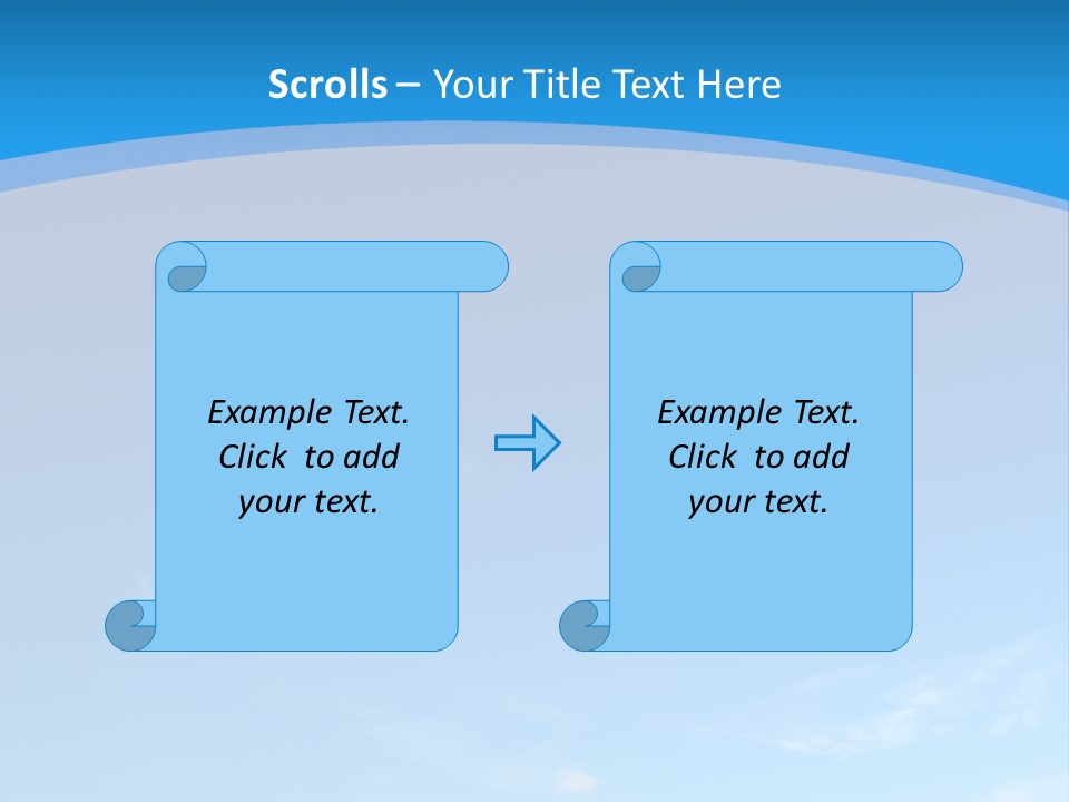 Cloudiness Azure Nimbi PowerPoint Template
