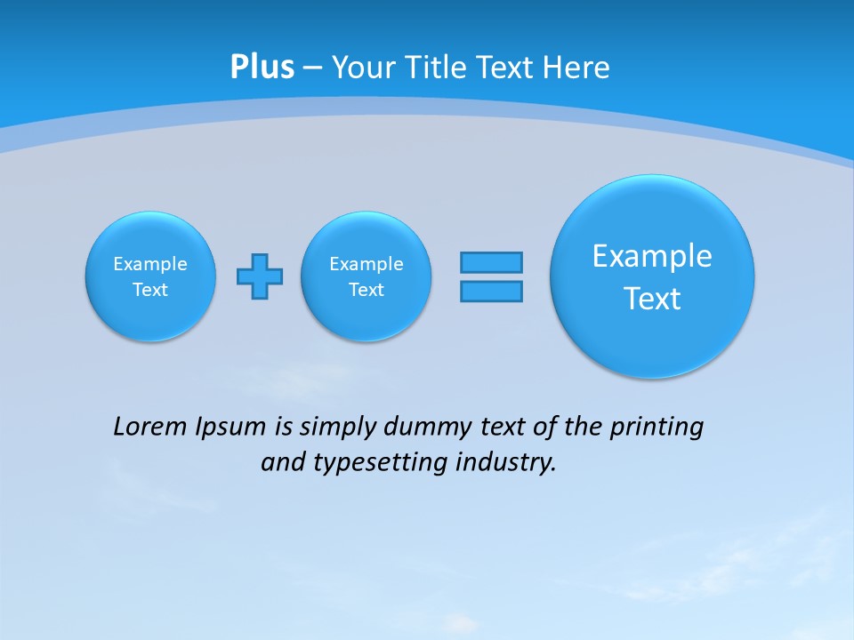 Cloudiness Azure Nimbi PowerPoint Template