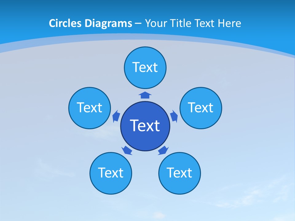 Cloudiness Azure Nimbi PowerPoint Template