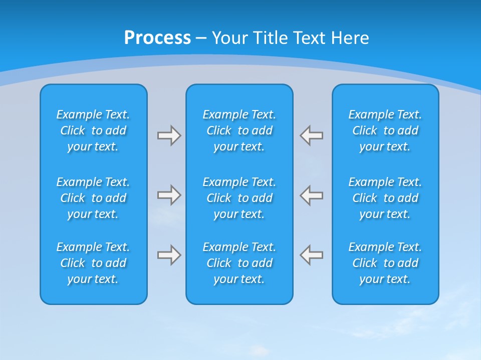 Cloudiness Azure Nimbi PowerPoint Template