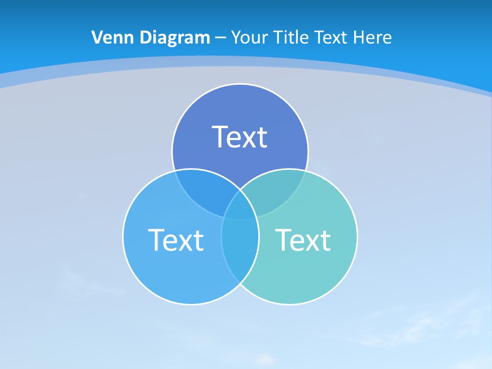 Cloudiness Azure Nimbi PowerPoint Template