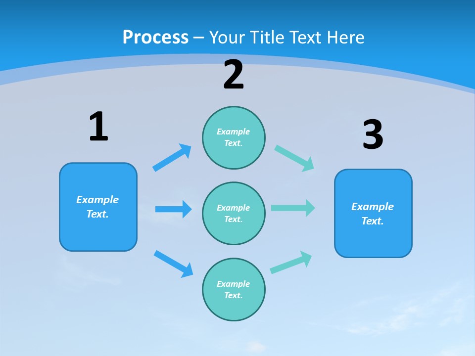 Cloudiness Azure Nimbi PowerPoint Template